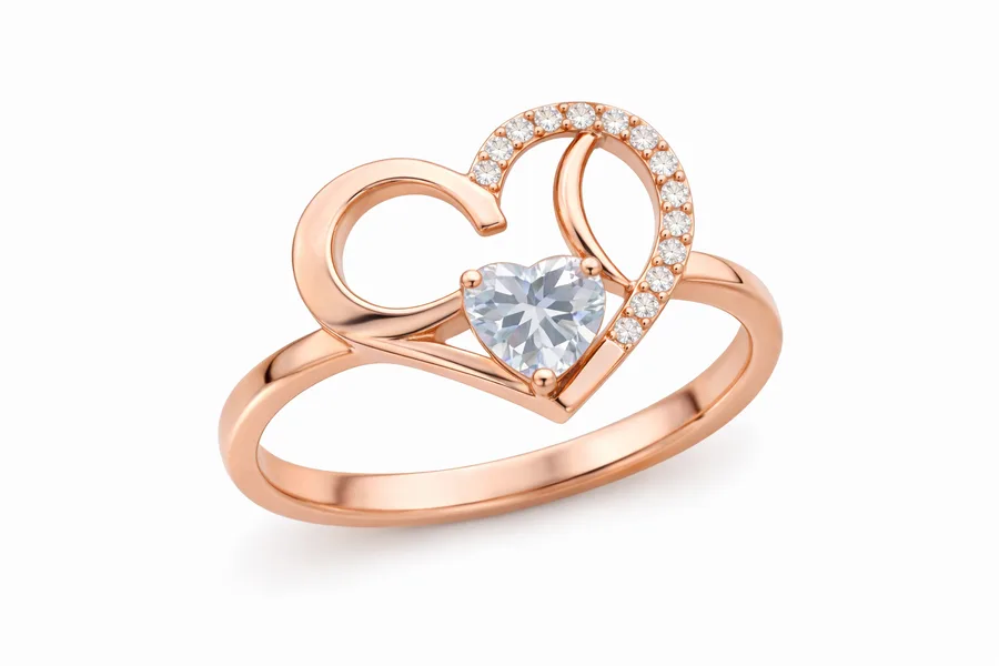 18K gold ring - B2B jewelry production India