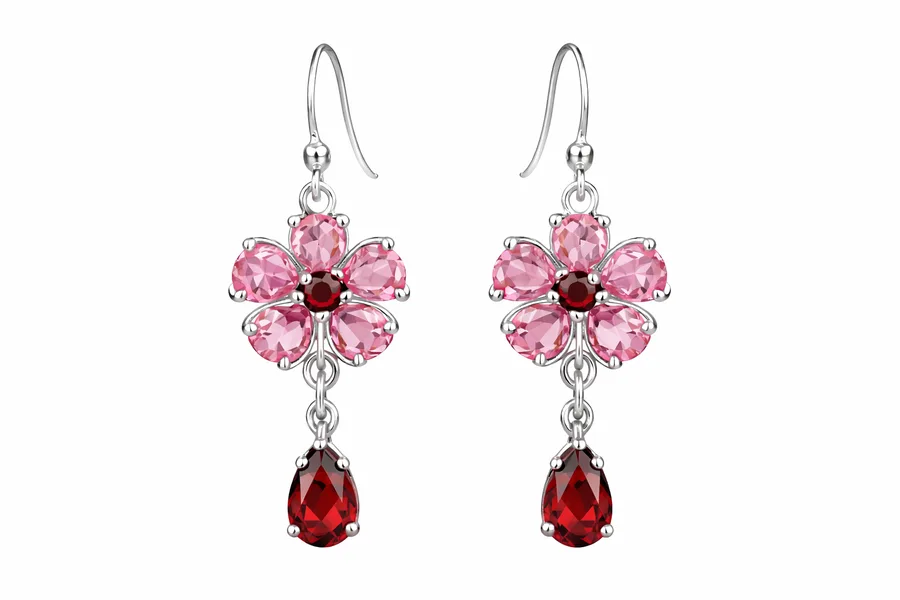 925 silver sapphire earrings - available for custom bulk orders