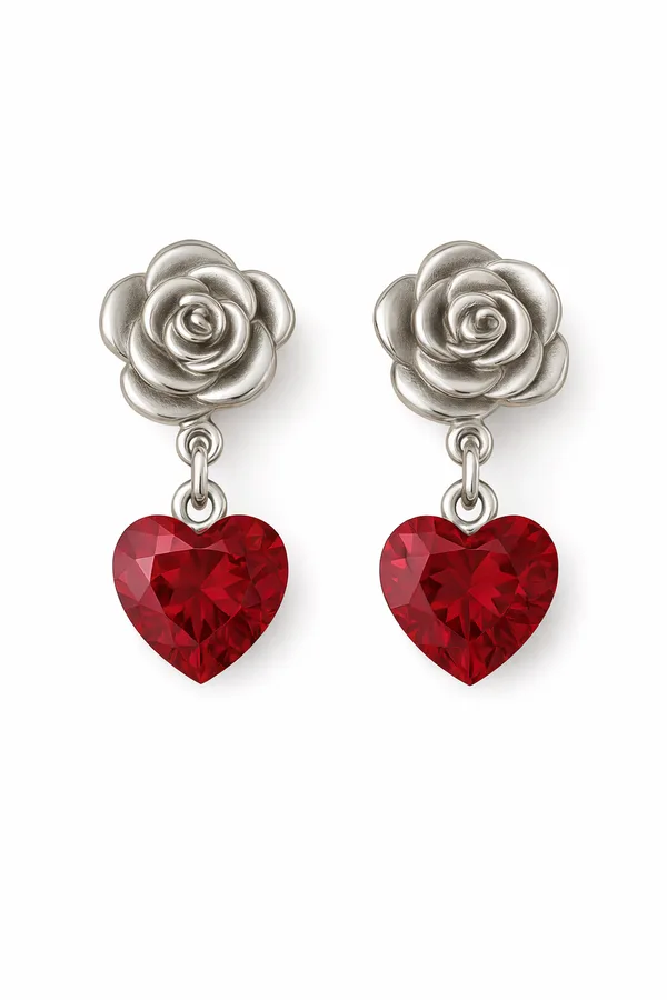 925 silver garnet earrings - available for custom bulk orders