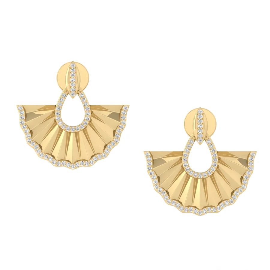 Plated earrings - designed for global jewelry brands