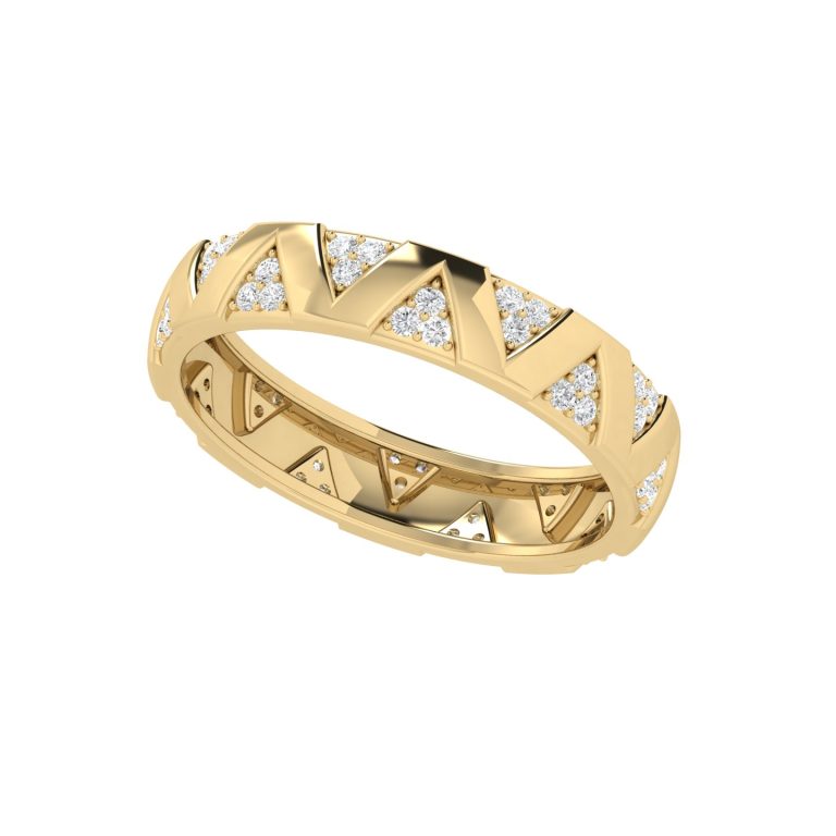 Gold Plated Fashion Band Ring