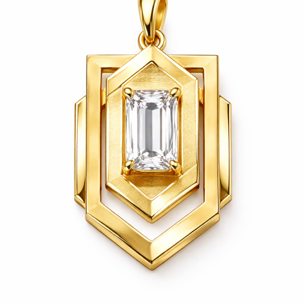 Yellow Gold Diamond Pendant