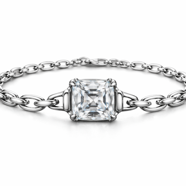 925 Sterling Silver Cubic Zircon Stone Bracelet Jewelry