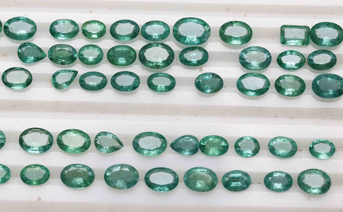 Ethically sourced green gemstones