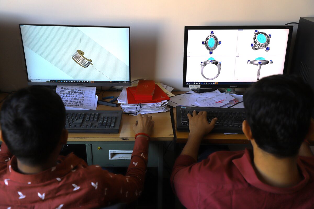 In-house jewelry design team