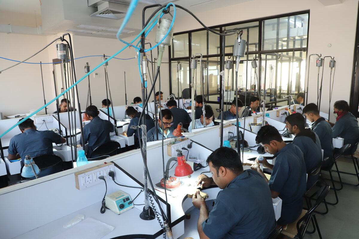 Solar powered jewelry manufacturing facility