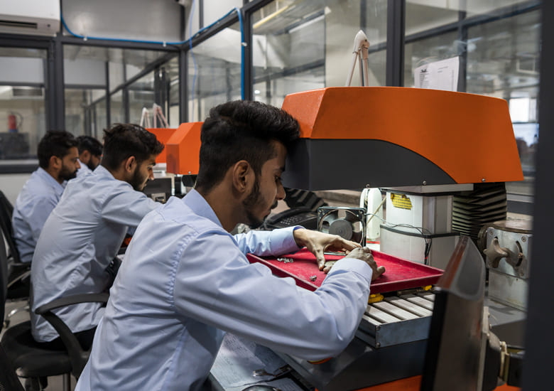 OTC mass finishing equipment