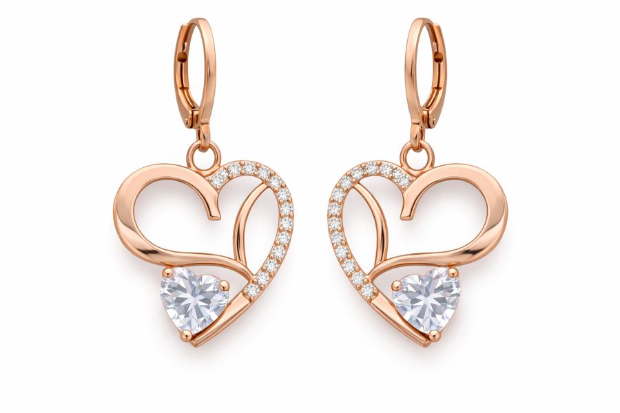 18K gold earrings - designed for global jewelry brands